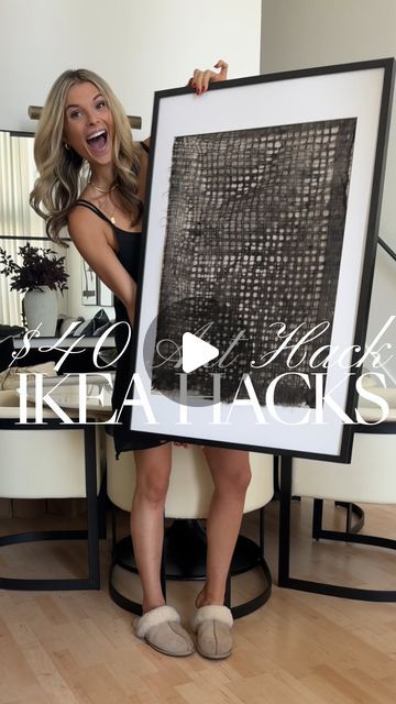 Isabella Lafferty | Los Angeles Loft on Instagram: "Day 6/6 • IKEA Designer Hacks • Comment SHOP below to receive a DM with the links!😊🤍

You guys loved the IKEA series, so I came up with a few more hacks for you!

Day 6: Get craft paper from your local craft supply store and assemble it to frame in this $25 IKEA frame. 

Day 5: easily upgrade your outdated chairs by grabbing IKEA sheepskin rugs on sale. This one was $15.99. Grab a couple tools like a staple gun and adhesive glue and you will achieve this look! The full tutorial is up on Youtube.

Day 4: Pick up there battery operated brass lights from Ikea. They elevate any brass candle tapers! Get the ambiance all evening long without worrying about any fire risk or wax mess!

Day 3: Budget Pedestal Bowl 

Day 2: Re-purpose Kitchen Rod Ikea Sheepskin Rug, Ikea Sheepskin, Interior Design Budget, Los Angeles Loft, Rug Hacks, Candle Tapers, Ikea Lighting, Brass Lights, Lighting Hacks