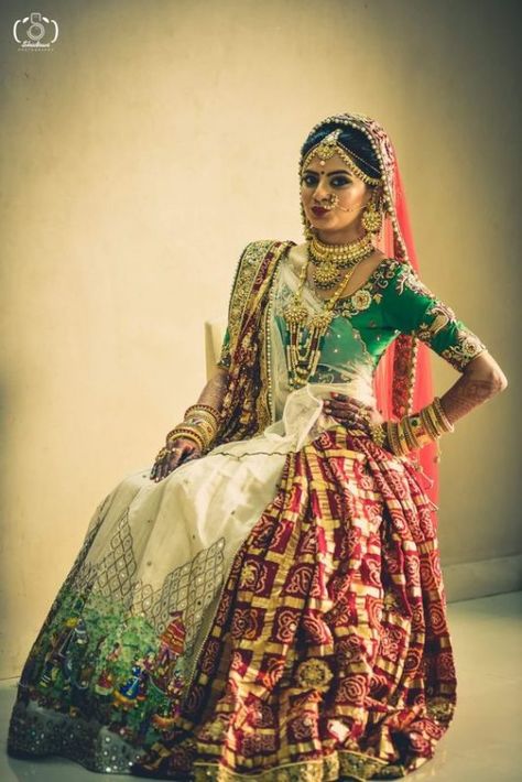 Use Bandhej As A Second Dupatta For Your Bridal Lehnga’s – Fashion in India – Threads Designer Bridal Lehenga Choli, Latest Bridal Lehenga, Wedding Lehenga Designs, Indian Bride Outfits, Bridal Lehenga Collection, Designer Bridal Lehenga, Indian Bridal Lehenga, Bridal Lehenga Red, Indian Bridal Dress