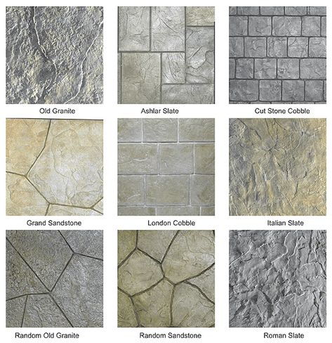 Stamped Concrete Designs, Stamped Concrete Patterns, Concrete Floor Coatings, Decoration Beton, Concrete Patio Designs, Painted Concrete Floors, Stamped Concrete Patio, Outside Living, Stamped Concrete