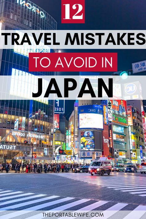 These Japan travel tips cover 12 essential things to avoid in Japan. If you're visiting Japan for the first time, read this before your trip! From Japanese culture tips to travel etiquette, this is the stuff to know before traveling to Japan. #japan #traveltips #asiatravel Japanese Etiquette, Traveling To Japan, Japan Travel Destinations, Visiting Japan, Japanese Travel, Japan Travel Tips, Japan Travel Guide, Japan Trip, Japan Culture