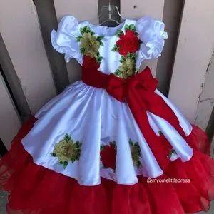 Dresses | Mexican Dress | Poshmark Toddler Formal Dresses, Red Checkered Dress, Kids Party Dress, Burgundy Party Dress, Vestido Charro, Princesa Sophia, Quilted Dress, Girls Cotton Dresses, Toddler Christmas Dress