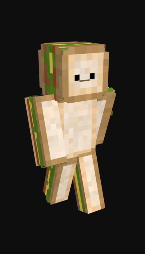 Minecraft Funny Skins, Chibi Minecraft Skins, Minecraft Cute Skins, Animal Minecraft Skins, Weird Minecraft Skins, Skin Minecraft Download Png, Skin Mine, Minecraft Food, Skin Minecraft