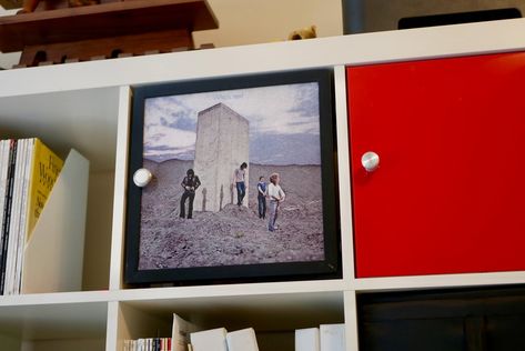 Vinyl Station, Vinyl Album Art, Ikea Shelving Unit, Ikea Units, Plywood Projects, Ikea Expedit, Ikea Kallax, Record Albums, Wood Epoxy