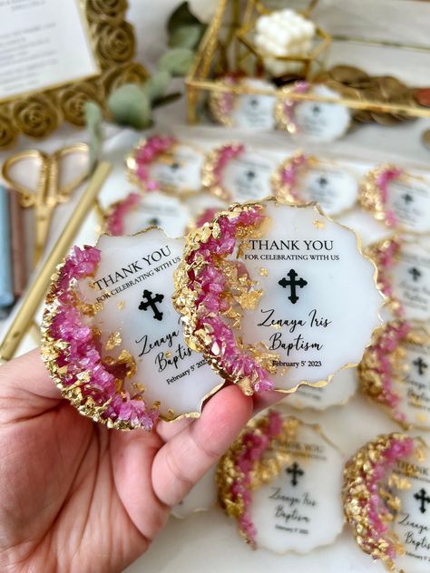 You can choose us for products that will accompany your Christening Favors ,First Holy Communion,Bomboniere Battesimo, Baptism, Mi Bautizo, ,Confirmation,Baby Shower special invitations and event to your party favors for your guests .All of our products are custom made. You can send the details to us by message after order. We are with you until we do the best for you. Customer satisfaction is our priority. You can review many gift options in different categories such as wedding, Quinceanera ,ne Bautizo Gifts Ideas, Bautizo Favor Ideas, First Communion Girl Decorations, Communion Favors For Girls Ideas, Christening Gifts For Guests, Baptism For Girls Decoration, Christening Decorations For Baby Girl, Communion Ideas Girl, Christening Favors Girl