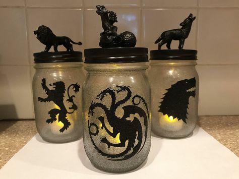 Game of Thrones DIY Crafts Ideas  #GameofThronesDIYCraftsIdeas #gameofthronescrafts #gameofthrones #craftsideas #gameofthronesdiycrafts #gameofthronesdiy #gameofthronesdecor #diygameofthrones #MaryTarditochannel #DIYHobbyandLifestyle #craftsideas #homedecoratingideas #diyhomedecor #gameofthronesgifts #diydragoneggs #gameofthronesdragoneggdiy #diygameofthronesdecor #gameofthronesdiyroomdecor #gameofthronesdiygift #gameofthronesdiyprojects #gameofthronesdiydecorations Dragon Egg Diy, Cricut Game, Game Of Thrones Decor, Italy Party, Diy Crafts Ideas, Apartment Things, Game Of Thrones Gifts, Game Of Thrones Party, Pint Mason Jars