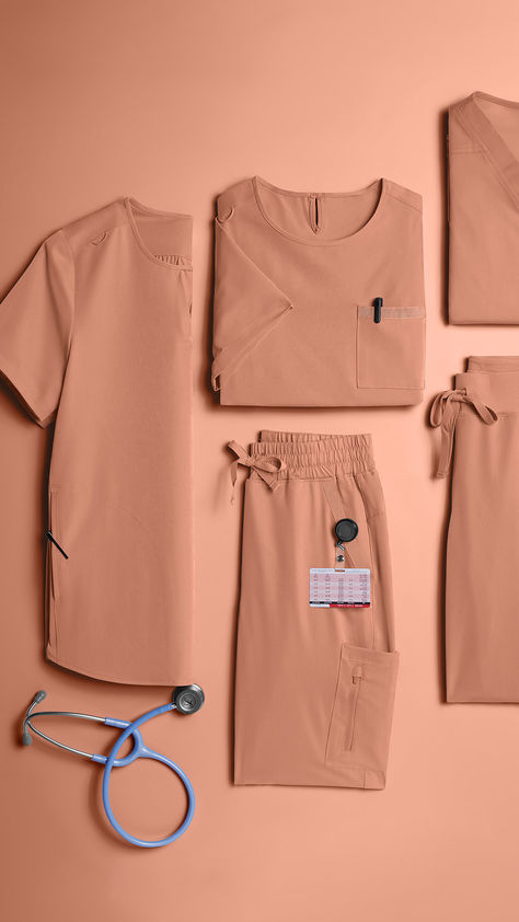 🧡🔥 Spice things up with Terracotta! This new color is perfect for enhancing your scrub outfit with both style and a pop of warmth! Nurse Uniform Aesthetic, Nurse Scrub Outfits Ideas, Scrubs Styling, Cna Outfits Scrubs, Scrub Outfit Ideas, Scrubs Aesthetic, Scrub Outfits, Neet Motivation, Fall Scrubs