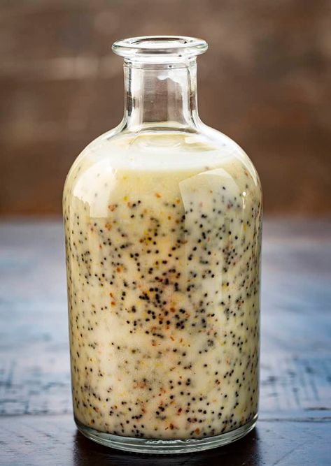 Blueberry Poppyseed Dressing, Work Salads, Poppyseed Roll, Creamy Poppyseed Dressing, Poppy Seed Dressing Recipe, Poppyseed Dressing Recipe, Poppyseed Salad Dressing, Blueberry Spinach Salad, Meals Summer