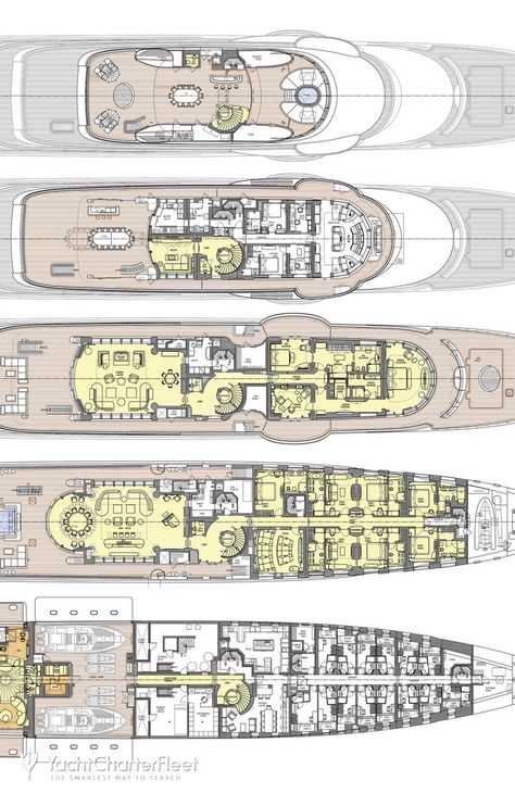 HERE COMES THE SUN Yacht Photos - Amels Here Comes The Sun Yacht, Yacht Floor Plan, Yacht Interior Design Luxury, Yacht Layout, Yacht Wallpaper, Yachts Aesthetic, Dark Luxury Aesthetic, Wally Yachts, Yacht Flooring