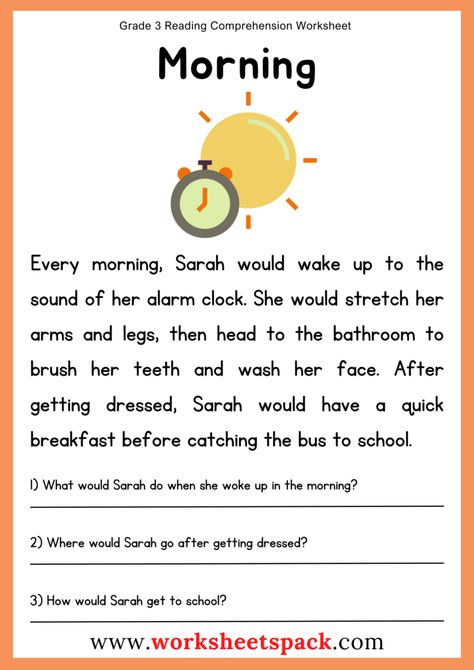 Grade 3 Reading Comprehension Worksheets - worksheetspack Grade 1 English Comprehension Worksheets, Grade 2 Comprehension Worksheets Free, Phonics Reading Comprehension, Reading Practice Worksheets For Grade 3, Grade 3 Reading Worksheets, English Comprehension Worksheets Grade 3, English 3rd Grade Worksheets, 3rd Grade Reading Comprehension Worksheets Free Printable, English Comprehension Grade 1