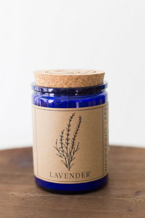 Lavender Our candles are hand poured in small batches with all natural, American grown soy wax, cotton wicks and high quality, phthalate free fragrance oils. Our products are made to order, and individually labeled by hand.    Careful attention has been given to our quality, materials, & designs. Not only are our candles artisan made, but so are our labels!  Each of these designs are hand drawn illustrations Candle Making Materials, Private Label Candles, Lavender Orange, Wholesale Candles, Soy Candle Making, Candle Light, Apothecary Jars, Fragrance Oils, Private Label