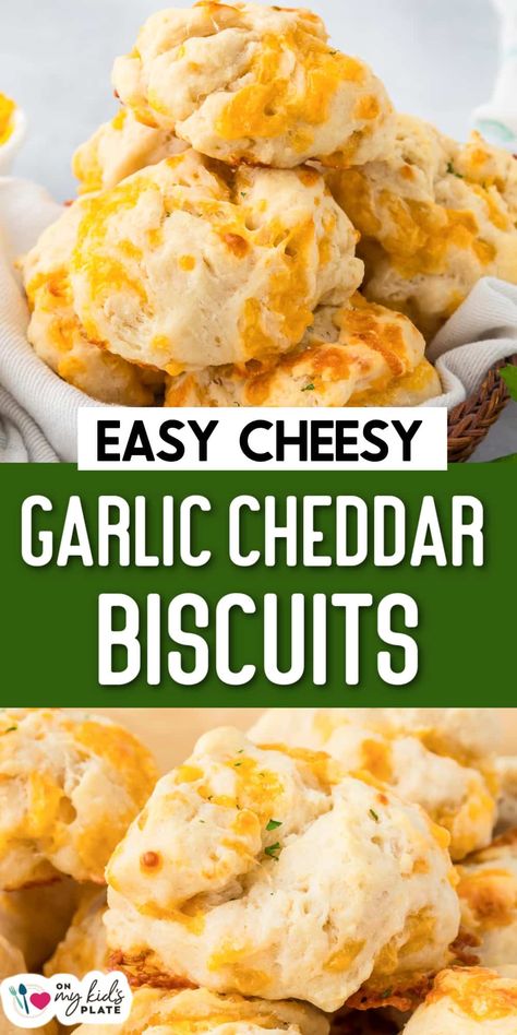 Cheddar Garlic Biscuits Salty Baked Goods, Cheddar Biscuits Red Lobster, Simple Sunday Dinner, Biscuits Red Lobster, Cheddar Garlic Biscuits, Cheesy Garlic Biscuits, Garlic Cheddar Biscuits, Garlic Biscuits, Family Meals Kid Friendly