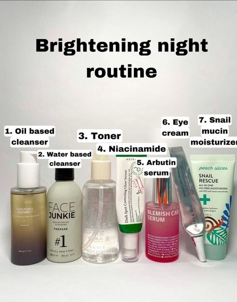 Night Skincare Routine, Night Skincare, Brightening Skincare, Clear Healthy Skin, Night Skin Care Routine, Skin Care Face Mask, Basic Skin Care Routine, Korean Skincare Routine, Oil Free Moisturizers