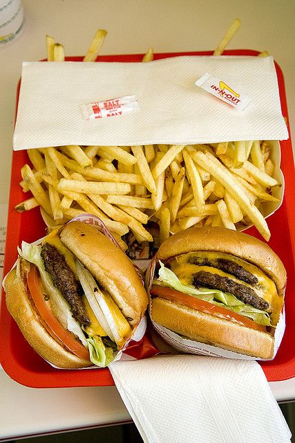 Our lunch in Stockton, Calif. In N Out Burger 2727 W. March Lane Stockton, California 95219 In And Out Burger, Fast Food Workers, Food Work, Amazing Burger, The Best Burger, Burger Food, In-n-out Burger, In N Out, Burger And Fries