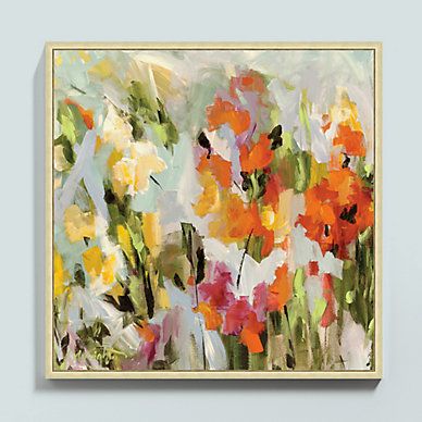 Abstract Floral Artwork, Wildflower Art, Wall Painting Art, Coral Art, Abstract Flower Painting, Ballard Designs, Abstract Flowers, Art Abstrait, Abstract Floral