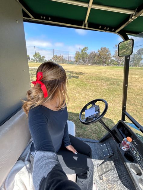 golf Caddy Girls Golf Outfit, Bev Cart Girls Golf, Bev Cart Girls Outfit, Cart Girl Golf, Tubing Outfits, Golf Motivation, Bev Cart, Golf Girl Aesthetic, Golf Couple