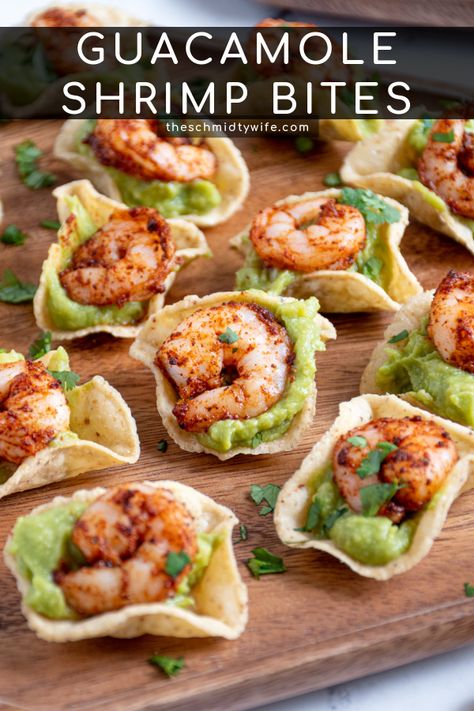 Shrimp Taco Cups, Easy Apettizer Recipes, Shrimp Ideas Appetizers, Shrimp Appies Appetizers, Appetizer Recipes For Two, Food Starters Ideas, Tea Party Finger Foods Appetizers, Healthy Appiterzers Easy Recipes, Appertiser Ideas For Party