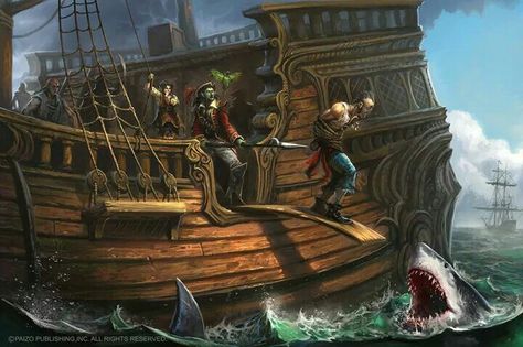 Walk the plank Walk The Plank, Fantasy Shipwreck, Pirate Ship Underwater, Walking The Plank Pirate, Pirate Ship Below Deck, Pirate Ship Deck, Pirate Bay, Walking The Plank, Sea Of Thieves