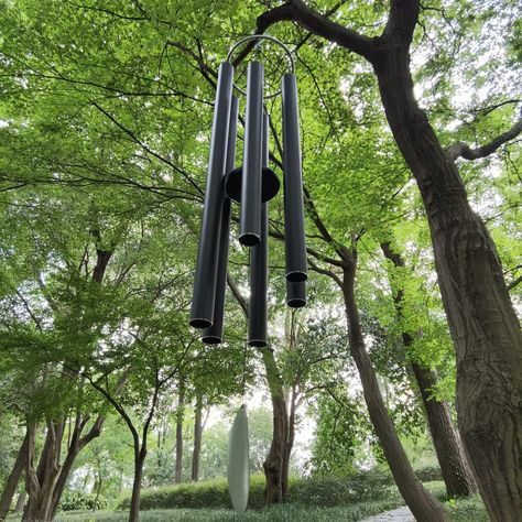 ASTARIN Extra Large Wind Chimes Outdoor Deep Tone,66 Inch Wind Chimes for Outside with 6 Tubes Tuned Relaxing Melody,Memorial Wind Chimes Large for Mom,Garden Decor,Black #ad as an amazon associate I earn from qualifying purchases Modern Wind Chimes, Deep Tone Wind Chimes, Outdoor Wind Chimes, Japanese Wind Chimes, Large Wind Chimes, Personalized Wind Chimes, Make Wind Chimes, Remembering Mom, Musical Performance