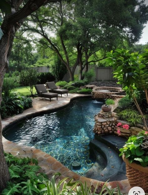 Backyard Patio Designs With Pool, Dream Backyard Pool, Perfect Backyard, Dream Pools, Have Inspiration, Backyard Pool Designs, Swimming Pools Backyard, Small Pool, Small Backyard Pools