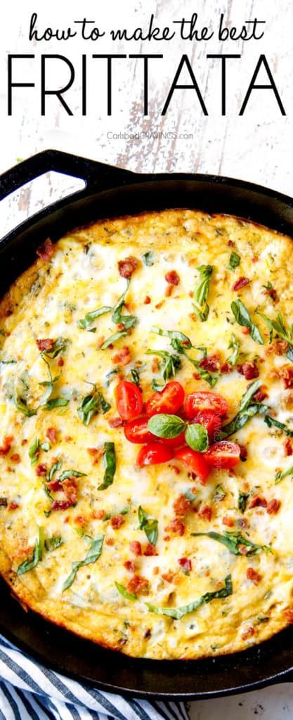 BEST Christmas Recipes (Breakfast, appetizers, sides, main, dessert!) Fritata Recipe Broccoli, Bacon Egg And Cheese Frittata, Cast Iron Egg Frittata, Eggs Broccoli Breakfast, Breakfast Frittata Recipes Baked, Veggie And Cheese Frittata, How To Make Frittata, Eggs Frittata Recipes, Bacon And Cheese Frittata