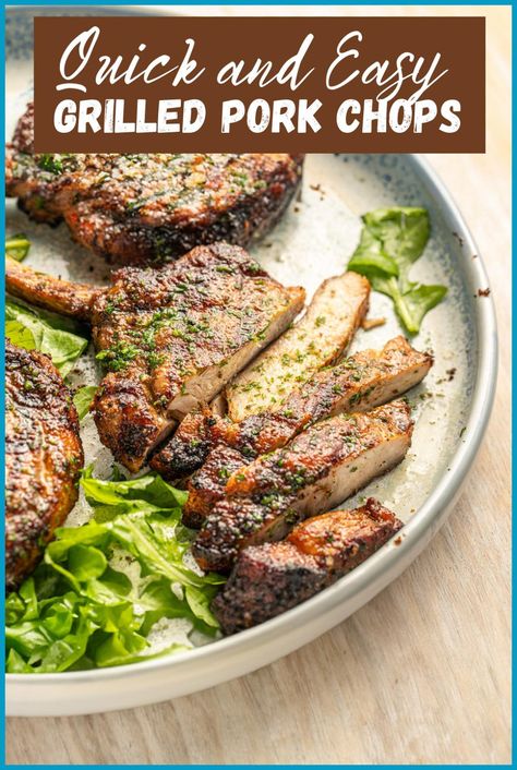 Learn how to make the best pork chops on grill marinade with this easy recipe. Whether you’re grilling bone-in pork chops or thick pork loin chops, this marinade brings out juicy, flavorful results every time. Add a dry rub or glaze for extra flavor. These pork chop recipes for the grill are perfect for dinner. Tap to see the recipe. Grilled Pork Chops Bone In, Grilling Thick Pork Chops, Grilled Pork Chop Marinade, Thick Pork Chops, Pork Chop Marinade Recipes, Best Grilled Pork Chops, Grilled Pork Chops Marinade, Recipes For The Grill, Pork Chops Bone In