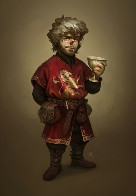 Tyrion Lannister by Jonathan Wesslund on ArtStation Tyrion Lannister Book, Joanna Lannister, Lannister Art, Dessin Game Of Thrones, House Lannister, Valar Dohaeris, Game Of Thrones Artwork, Peter Dinklage, Game Of Thrones Funny