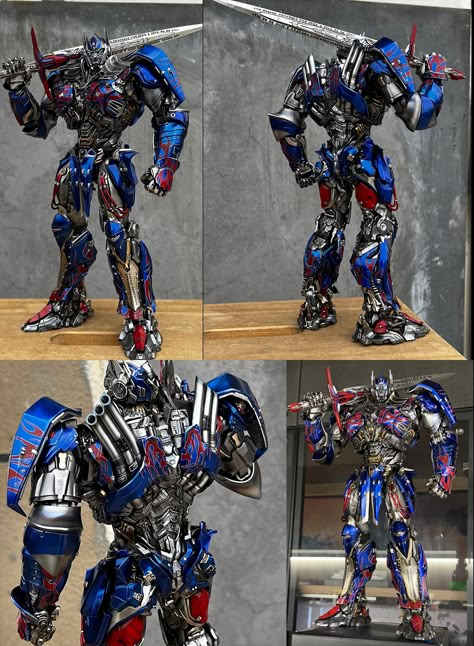 ThreeZero DLX AoE/TLK Optimus Prime | Page 23 | TFW2005 - The 2005 Boards Optimas Prime, Optimus Prime Artwork, Transformers Bayverse, Optimus Prime G1, Transformers Figures, Optimus Prime Toy, Transformers Age Of Extinction, Orion Pax, Transformers Collection