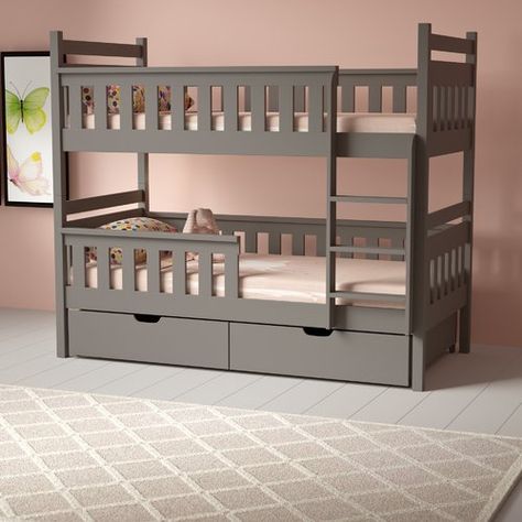 Children Bed Design, Double Deck Bed Design, Rainbow Canopy, Double Deck Bed, Bunker Bed, Wooden Bunk Bed, Bunk Bed With Drawers, Bunk Bed Rooms, Kids Bed Design