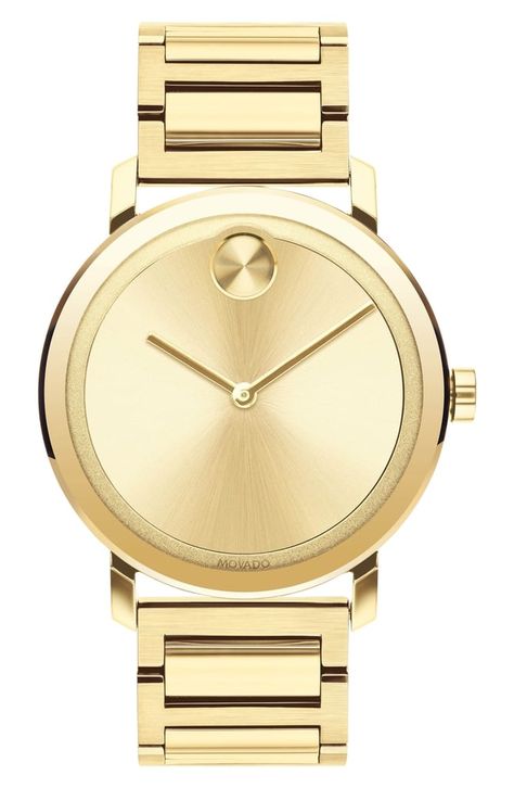 Movado Bold Bracelet Watch Movado Bold, Swiss Army Watches, Best Watches For Men, Old Watches, Watches Unique, Pale Gold, Luxury Watches For Men, Luxury Watch, Cool Watches