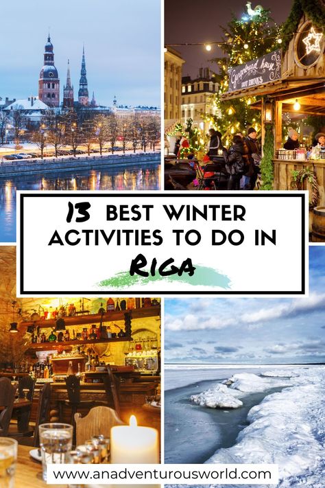 From stunning snowshoeing to festive Christmas markets to architectural walking tours, here are the 13 best things to do in Riga in winter. #riga #rigalatvia #rigainwinter #thingstodoinrigainwinter #whattodoinrigainwinter #winterinriga #winterriga #winterlatvia Day Trips From Riga, Riga Latvia Christmas, Things To Do In Riga Latvia, Riga Christmas Market, Riga Latvia Winter, Riga Winter, Riga Christmas, Latvia Travel, Indoor Markets