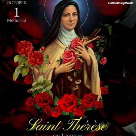 Happy Saints name day to all the Teresa, Theresa, Therese's Saint Therese, gift of Heaven, pray for us. Saint Therese, remarkable in childhood, pray for us. Saint Therese, an example of obedience, pray for us. Saint Therese, lover of the will of God, pray for us. Saint Therese, lover of peace, pray for us. Saint Therese, lover of patience, pray for us. St Theresa Little Flower Feast Day, Saint Therese The Little Flower, Saint Therese Of Lisieux Art, St Therese Of Lisieux Pictures, St Teresa Little Flower, St Therese Of Lisieux Quotes, St Theresa Little Flower, St Bernadette Of Lourdes, Happy Feast Day