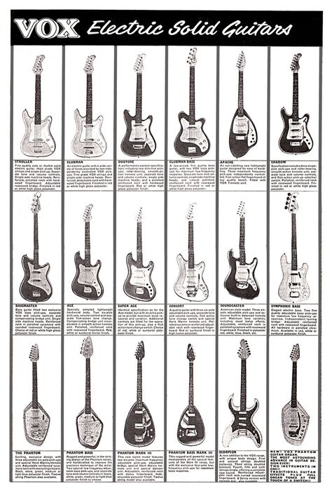 The VOX Showroom - 1964 JMI Vox "Precision in Sound" Flyer - Page 2 Bass Theory, Vox Guitar, Music Advertisement, Guitar Equipment, Guitar Things, Expository Text, Music Ads, Milton Glaser, Music Equipment