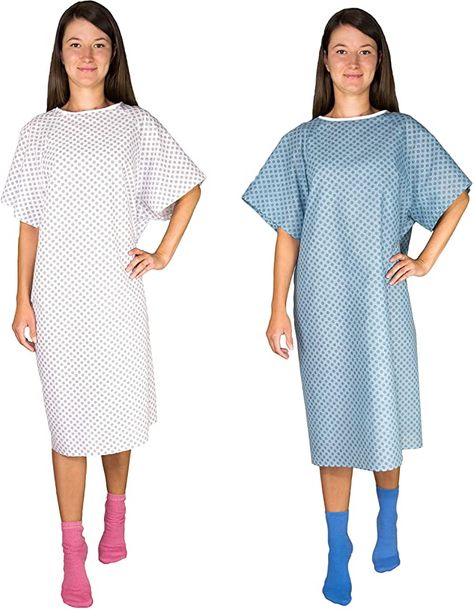 Patient Gown, Hospital Patient, Snowflake Print, Outfit Png, Hospital Outfit, Hospital Gown, Dress Codes, One Size Fits All, 2 Pack