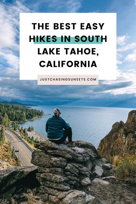 One of the best things to do in Lake Tahoe is go hiking! Check out the seven best hikes in South Lake Tahoe! These Lake Tahoe hiking trails are perfect for a half day hike that lead to epic views, waterfalls, and Alpine lakes. Read this post for all the details on this epic South Lake Tahoe hiking trails. Plus get other details about planning your Lake Tahoe itinerary like where to stay and where to eat in Lake Tahoe, California. Best Hikes In South Lake Tahoe, Hikes In Lake Tahoe, Things To Do In South Lake Tahoe, Lake Tahoe Itinerary Fall, Zephyr Cove South Lake Tahoe, Fallen Leaf Lake Tahoe, South Lake Tahoe Fall, South Lake Tahoe Hikes, Lake Tahoe Itinerary