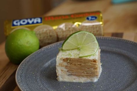 Lime Maria Icebox Cake Lime Maria Icebox Cake, Lime Dessert, Gorgeous Desserts, Maria Cookies, Cake With Lemon Curd, Icebox Cakes, Popular Dessert, Lime Cookies, Quick Baking