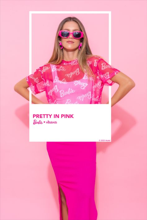 Pink Campaign Poster, Barbie Campaign, Barbie Branding, Whatsapp Gif, Pink Retro Wallpaper, Barbie Aesthetics, Fashion Editorial Layout, Grown Ish, Fashion Poster Design