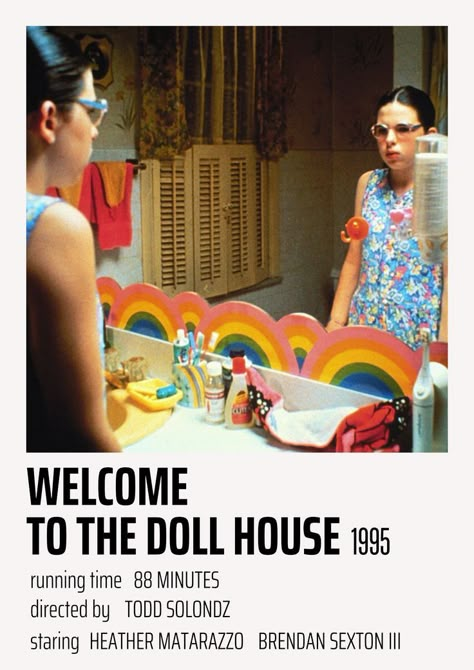 Welcome To The Dollhouse 1995, Todd Solondz, Welcome To The Dollhouse, Film Recommendations, Movies To Watch Teenagers, New Movies To Watch, Girly Movies, Film Posters Minimalist, Great Movies To Watch