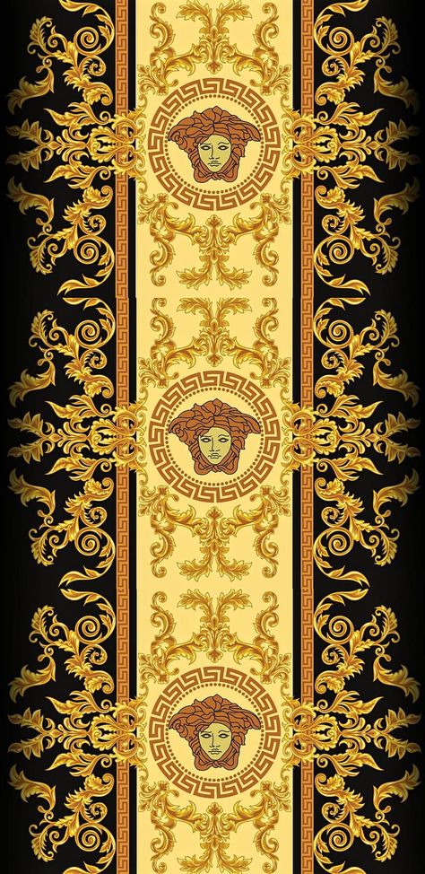 Versace Wallpaper Aesthetic, Versace Aesthetic Wallpaper, Versace Wallpaper Iphone, Versace Background, Gold Versace Wallpaper, Hd Iphone Wallpaper, Gold And Black Wallpaper, Versace Pattern, Versace Wallpaper