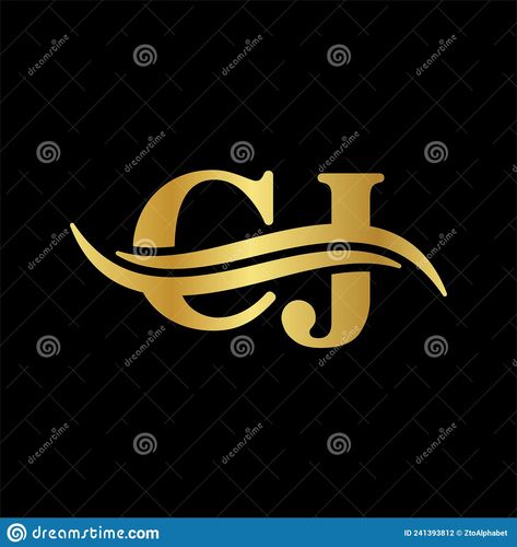 Cj Logo Design, Wave Typography, Logo Design Gold, Monogram Logo Letters, Abstract Art Images, Elegant Monogram, Logo Letter, Elegant Logo, Udaipur