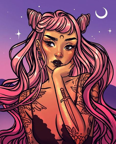 Mystic Pictures, Jacquelin Deleon, Sailor Moon Fan Art, Blush On, Beautiful Art Pictures, Sailor Moon Art, Fashion Art Illustration, Art Style Inspiration, Realistic Art