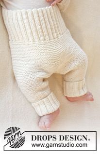 Crochet Baby Pants, Baby Pants Pattern, Drops Baby, Baby Barn, Baby Knitting Patterns Free, Ideas Crochet, Baby Pants, Baby Cardigan, Irish Crochet