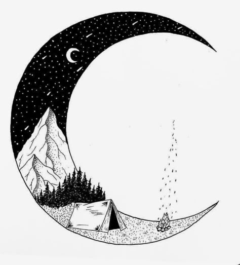 Moon Nature Tattoo, Drawing Ideas Easy Pencil, Space Drawings, Realistic Pencil Drawings, Floating In Space, Moon Drawing, White Drawing, Drawing Ideas Easy, Pencil Art Drawings