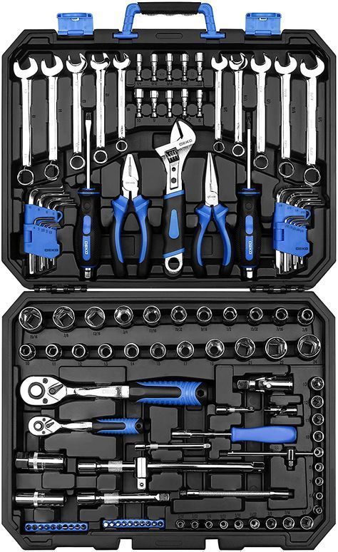 Mechanics Tool Set, Engineering Tools, Hand Tool Kit, Socket Wrench, Adjustable Wrench, Mechanic Tools, Construction Tools, Garage Tools, Household Tools