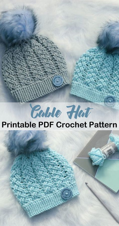 Make a cable hat, cozy and pretty. winter hat crochet patterns - crochet pattern pdf - amorecraftylife.com #crochet #crochetpattern Hdc Hat Pattern, Dehydrating Recipes, Hat Crochet Patterns, Winter Hat Crochet Pattern, Crochet Therapy, Crocheted Gifts, Crochet Headwear, Winter Hat Crochet, Cabled Hat Pattern