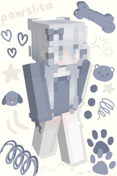 cute minecraft kawaii girl inspired skin made originally by pawslita, download it on the skindex or namemc ( ∩´͈ ᐜ `͈∩) ₊˚⊹♡ tags: #minecraft#minecraftskin#minecraftgirlskin#kawaii#kawaiiminecraftskin#cutegirlskin#cutegirlminecraft#mc#minecraftjava#minecraftbedrock#minecraftkawaiiskins#pawslita#new#minecraftnewskin#minecraftgirls#minecraftkawaii#minecraftgirlyskin#minecraftspring#minecraftskincreator#minecraftskinideas#minecraftideas#newminecraftskin#blue#blues#monochrome#new#girly Minecraft Kawaii, Minecraft Skins Kawaii, Minecraft Skins Female, Cute Minecraft, Skin Mine, Minecraft Skins Aesthetic, Minecraft Girl Skins, Pink Artwork, Mc Skins