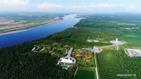 Scenery of Heilongjiang River in NE China (8) - People's Daily Online Road Bridge, Construction Site, Golf Courses, Dolores Park, China, Natural Landmarks, Travel