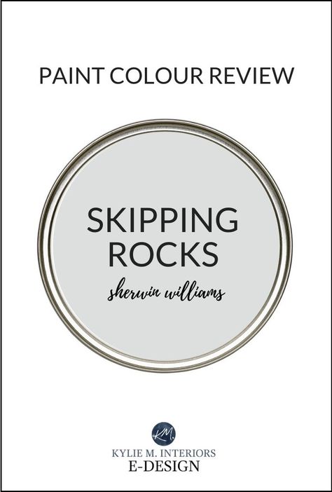 Paint Colour Review: SKIPPING ROCKS Sherwin Williams DESIGNER EDITION - Kylie M Interiors Skipping Rocks Sherwin Williams, Sherwin Williams Taupe, Taupe Of The Morning, Repose Gray Paint, Sherwin Williams Greige, Skipping Rocks, Kylie M Interiors, Taupe Paint Colors, Basement Steps