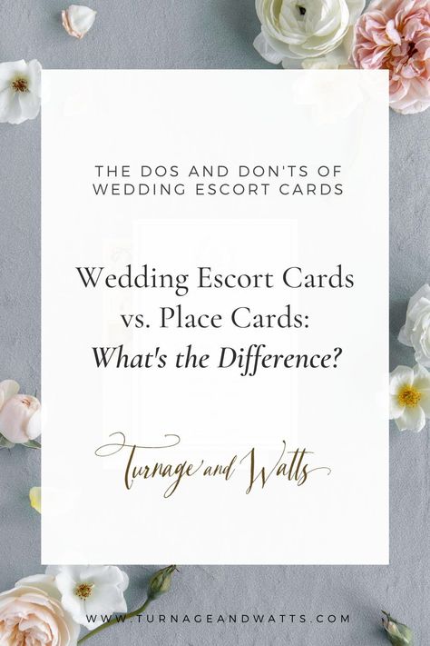 I am often asked, “What is the difference between place cards and escort cards?” I understand why! It can be very confusing. While the two do have similar functions at a wedding, there are some key differences between them.So, what are the differences between place cards and escort cards? | Turnage + Watts #escortcards #placecards #customstationary Favor Seating Cards, Unique Seating Cards For Wedding, Unique Wedding Place Card Ideas, Seating Chart Vs Place Cards, Wedding Table Place Cards, Wedding Seating Cards With Food Choice, Placecards Wedding Table, Wedding Pick A Seat Not A Side, Table Seating Tent Cards