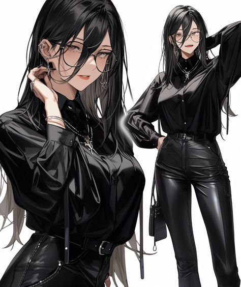 Anime Female In Suit, Anime Lawyer Female, Anime Suit Female, Business Woman Anime, Women In Suits Fanart, Mafia Daughter Oc, Anime Woman In Suit, Anime Office Woman, Elegant Anime Woman