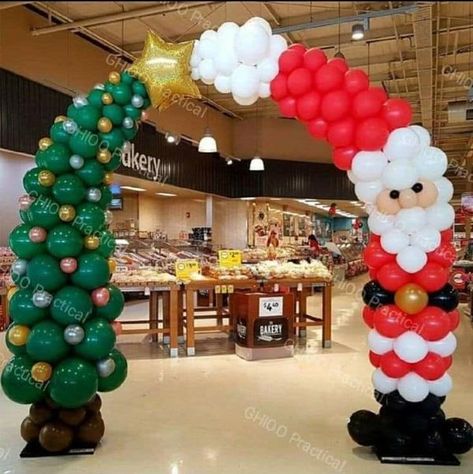 Candy Balloons, Christmas Balloon Decorations, Holiday Balloons, Ideas Front Yard Landscaping, Deco Ballon, Ideas Navideñas, Balloon Crafts, Diy Balloon Decorations, Garland Arch